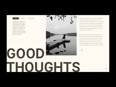 Poetry Website ui ux web design