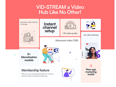 OTT streaming Platform 3d animation branding creative design design graphic design illustration landing landing page logo motion graphics ott ui ux vector video platform web website website design