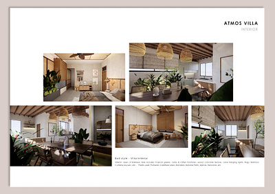 Architecture - Villa Interior 3d architecture bali style interior planning portfolio presentation villa