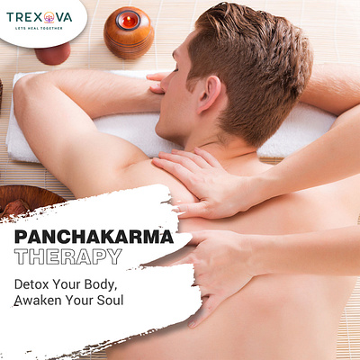 Panchakarma Therapy: Detox Your Body, Awaken Your Soul branding graphic design