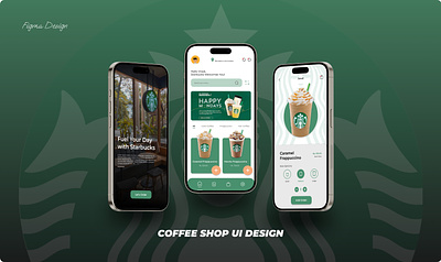 Starbucks Concept UI Design coffee design template mobile apps starbucks concept ui design uiux designer