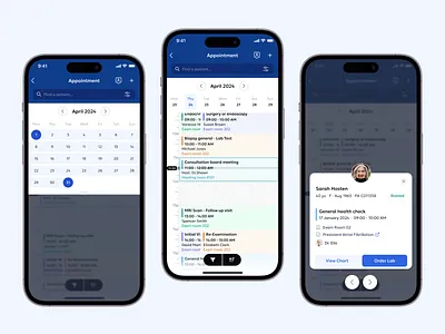 Online Doctor Application application appointment booking doctor health healthcare hospital medical mobile patient product design saas ui uiux