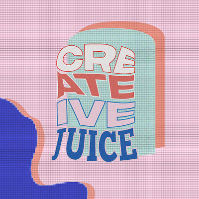 'Creative Juice' Graphic Poster Collection adobe creative cloud adobe illustrator adobe photoshop color palette creative juice design graphic design illustration logo pixel art typography vector