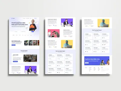 Job Website Design designer jobsite jobwebsite ui uidesign uidesigner uiux userexperience userinterfacedesign webdesign website