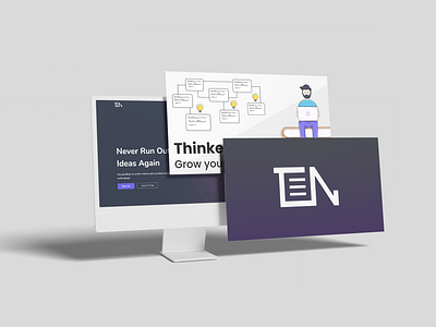 ThinkerNotes App Design appdesign branding contentapp contentcreation design designer illustration logo logodesign noteapp saas socialcarddesign socialmedia thinkernotes vector illustration