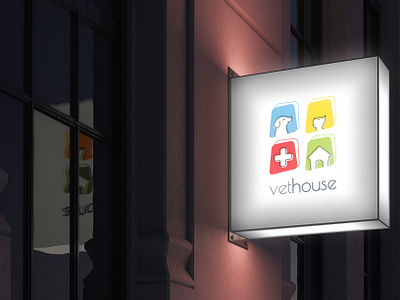 Logo Design for Vet House Veterinary Clinic branding clinic design designer graphic design logo logodesign pethouselogo veterinary veterinarylogo