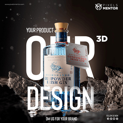 Your Product Our Design 3d branding graphic design motion graphics product design