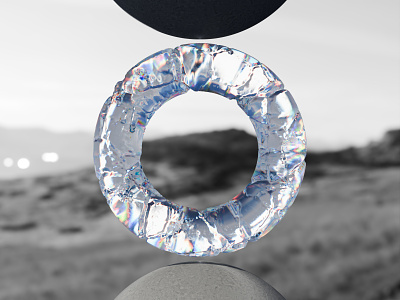 ♣Textured glass circle♠ 3d 3ddesign 3dmotion adobe illustration art blender digital art digital painting dispersion dribbble graphic design logo loop loop animation product top vector vector illustration viral