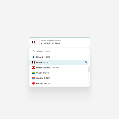 Phone number dropdown dropdown phone number product design ux