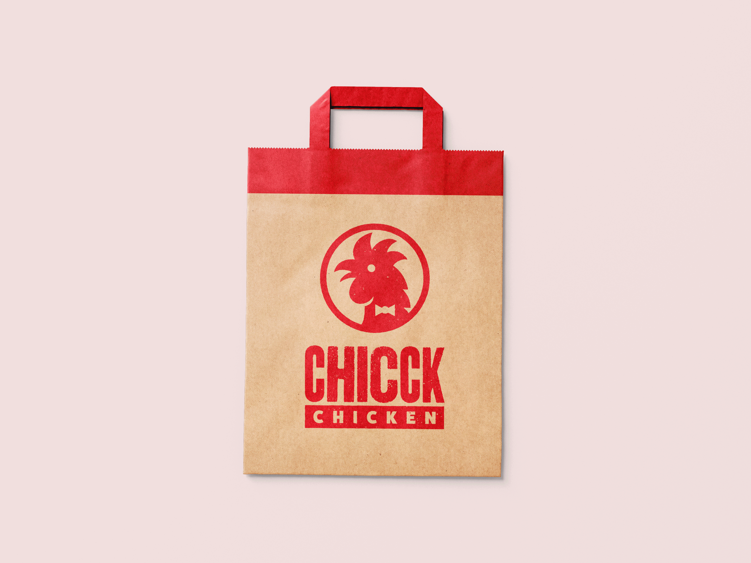 Pattern Print Fastfood Backpack main image 0