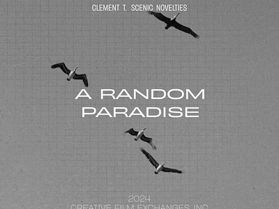 A Random Paradise - Motion graphics 2d 2d animation after effect after effects animation design graphic design kinetic typography motion design motion graphics text animation