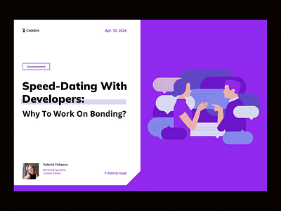 Speed-Dating With Developers: Why To Work On Bonding? android app client company cto design designer developer development ios professional relationships tips ui ux