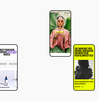 CHICOLLE — E-commerce design ecommerce minimalism uidesign webdesign