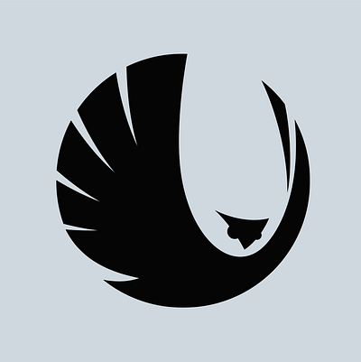 Owl Logo Symbol animal bird chevron logo minimalist owl symbol wings