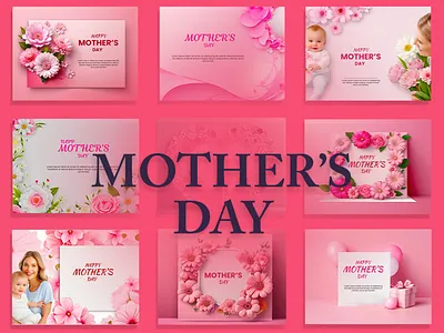 Mother's Day branding graphic design happy mothers day mom day mothers day post design social media post