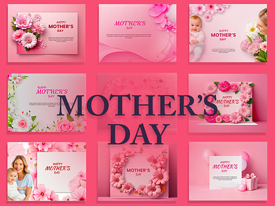 Mother's Day branding graphic design happy mothers day mom day mothers day post design social media post