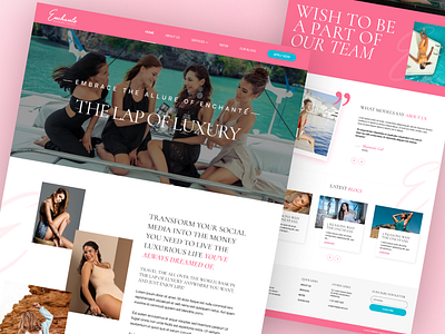 Onlyfans Agency website Design | Landing Page Design figma graphic design landing page design onlyfans onlyfans agency onlyfans agency website onlyfans agency website design onlyfans development onlyfans marketing agency onlyfans modeling website uiux website design