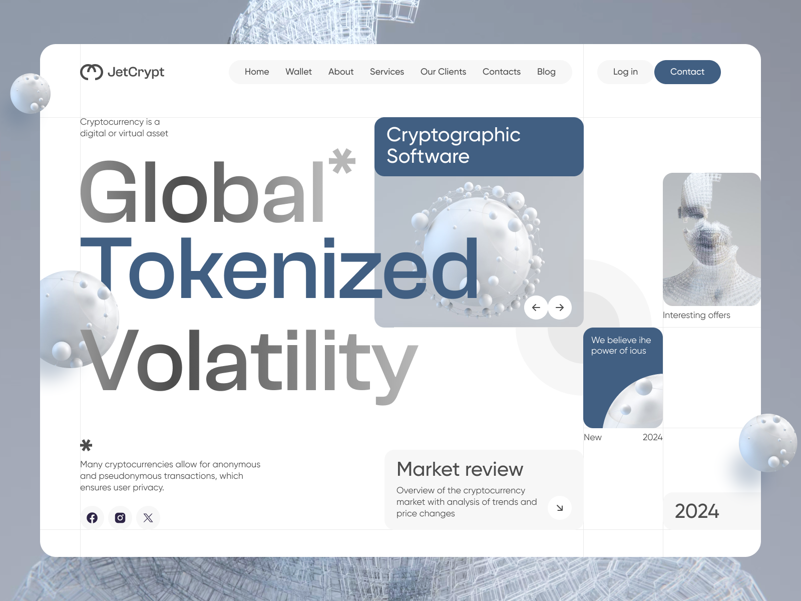 Global Tokenized Volatility | Crypto Platform by Solar Web for SOLAR  Digital on Dribbble