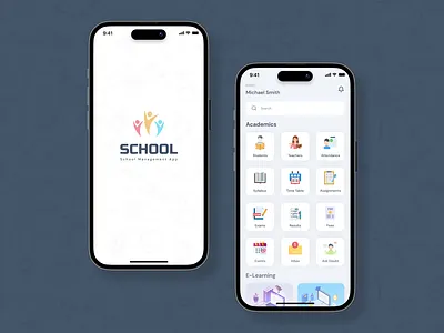 School Management System app design dashboard education app mobile app design school app school app development school erp software school management app school management software school management system ui design uiux uiuxdesign