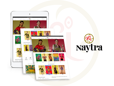 Naytra Couture graphic design ui