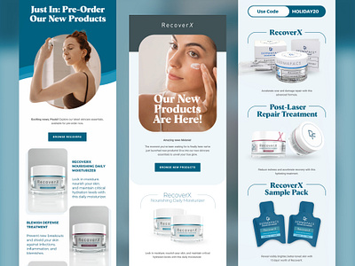 Email Design for Skincare Brand email email campaign email design email marketing klaviyo klaviyo email design newsletter newsletter design