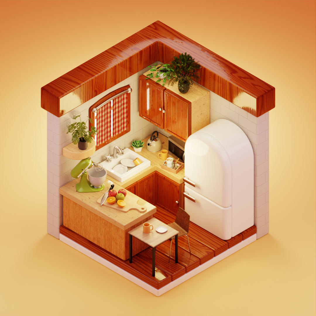 Cozy Kitchen by Ethan Williams on Dribbble