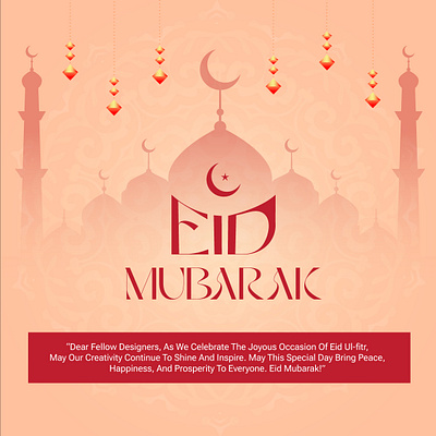 Happy Eid-ul-Fitr to all "Eid Mubarak" 🌙🎉🌟 branding design graphic design illustration logoinspiration typography