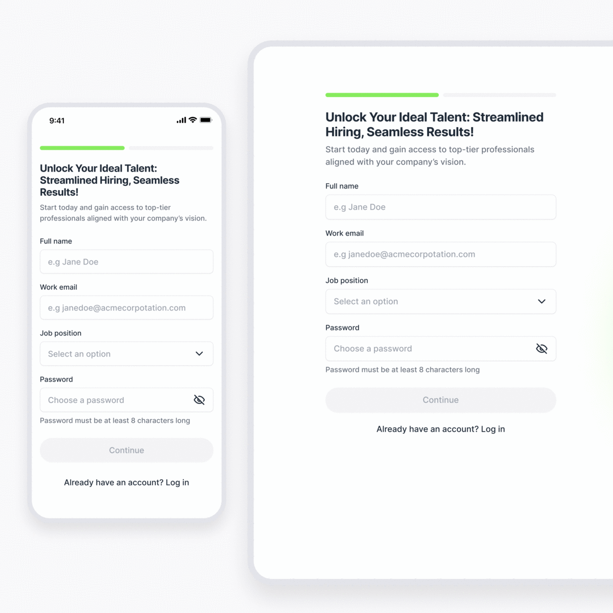 Kaatch Web App dashboard modal settings sidebar sign up signup uxdesign web app webapp