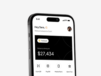 Coin - Payment App app design bill branding coin coin app cool design design graphic design illustration landing page pay payment payment app payment app ui design payment app ui designs payment design payment website ui ui design website