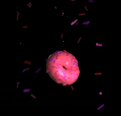 Donut Animation with Blender