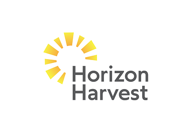 Horizon Harvest Logo Design branding design graphic design illustration logo typography vector