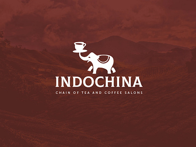 Indochina logo animal branding design graphic design icon illustration logo mi minimal vector