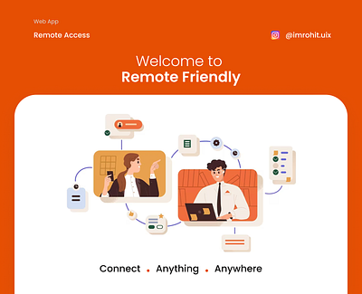 Remote Access Web App - UX Case Study appdesign case study figma redesigning concept remote access ui uiux userexperience uxdesigner webapp wireframe