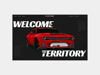 Dodge. "About the company" animation. animation design ui ux