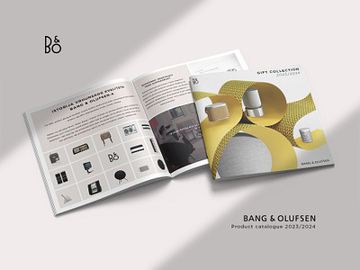 Bang and Olufsen - Product catalogue graphic design