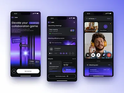 BGM - AI Mobile App ai android app app design application application design arjunda design ios ios app design mobile mobile app mobile app design mobile design mobile ui ui uiux ux