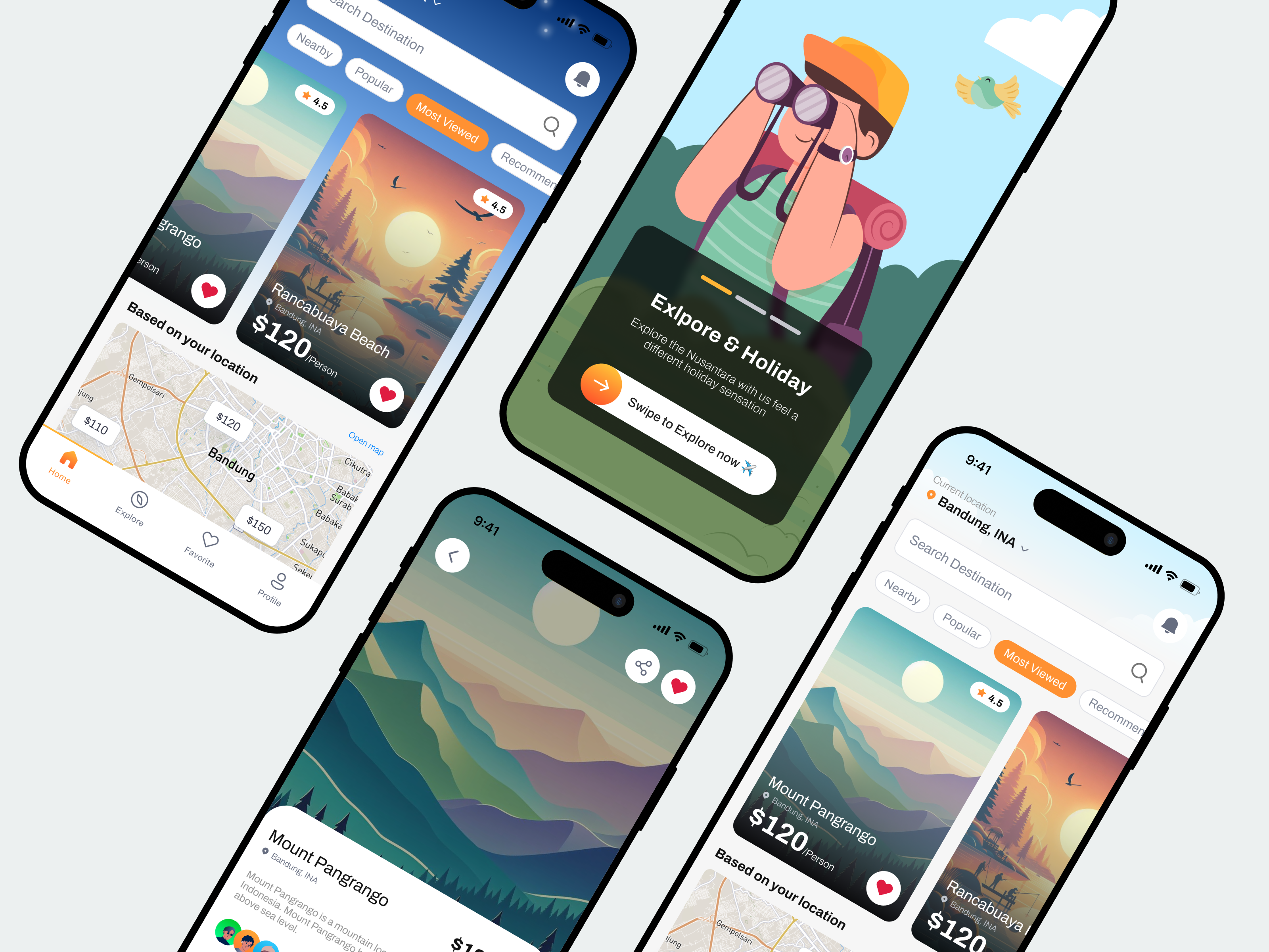 Ulinkeun - Traveling Mobile App animation graphic design illustration ui ux