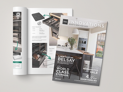 Innovations 2024 branding brochure catalogue furniture graphic design interior interior catalogue kitchen magazine