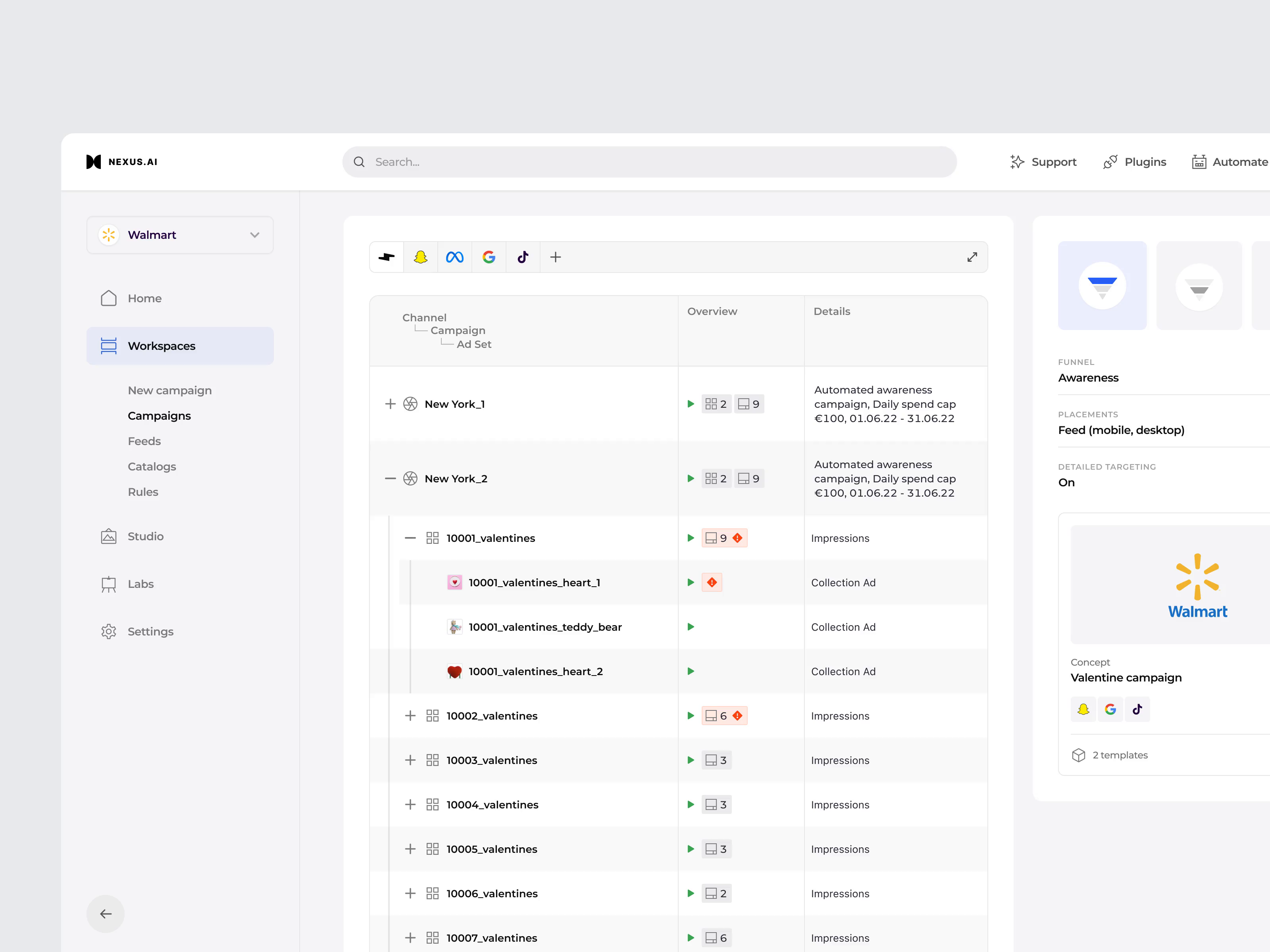 Example of Nexus.ai - Search