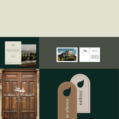 Logo and Print Design for Hotel branding graphic design logo typography vector
