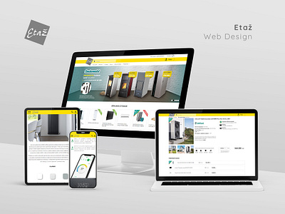 Etaž - Web Design graphic design ui