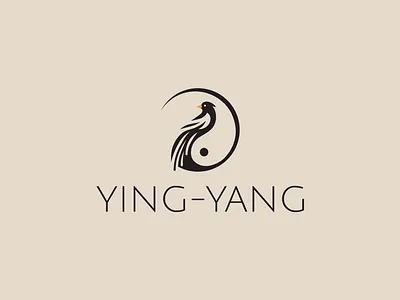 BIRD YING YANG LOGO DESIGN bird logo branding business logo company logo design graphic design illustration logo logo design minimal bird minimal logo modern logo typography vector ying yang yingyang bird