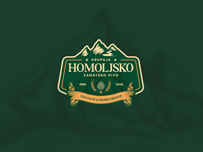 Homoljsko pivo - Logo Branding branding graphic design logo