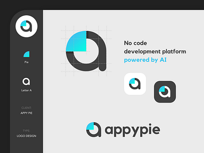 Appy Pie Logo Redesign Concept branding design graphic design illustration interaction interface logo ui ux web