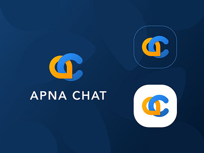 Apna Chat Logo Design animation branding design graphic design illustration interaction interface logo ui ux web