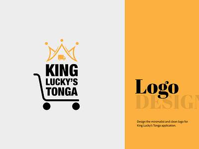 King Lucky's Tonga Logo Design branding design graphic design illustration interaction interface logo ui ux web
