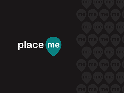 Place Me Logo Design branding design graphic design illustration interaction interface logo ui ux web