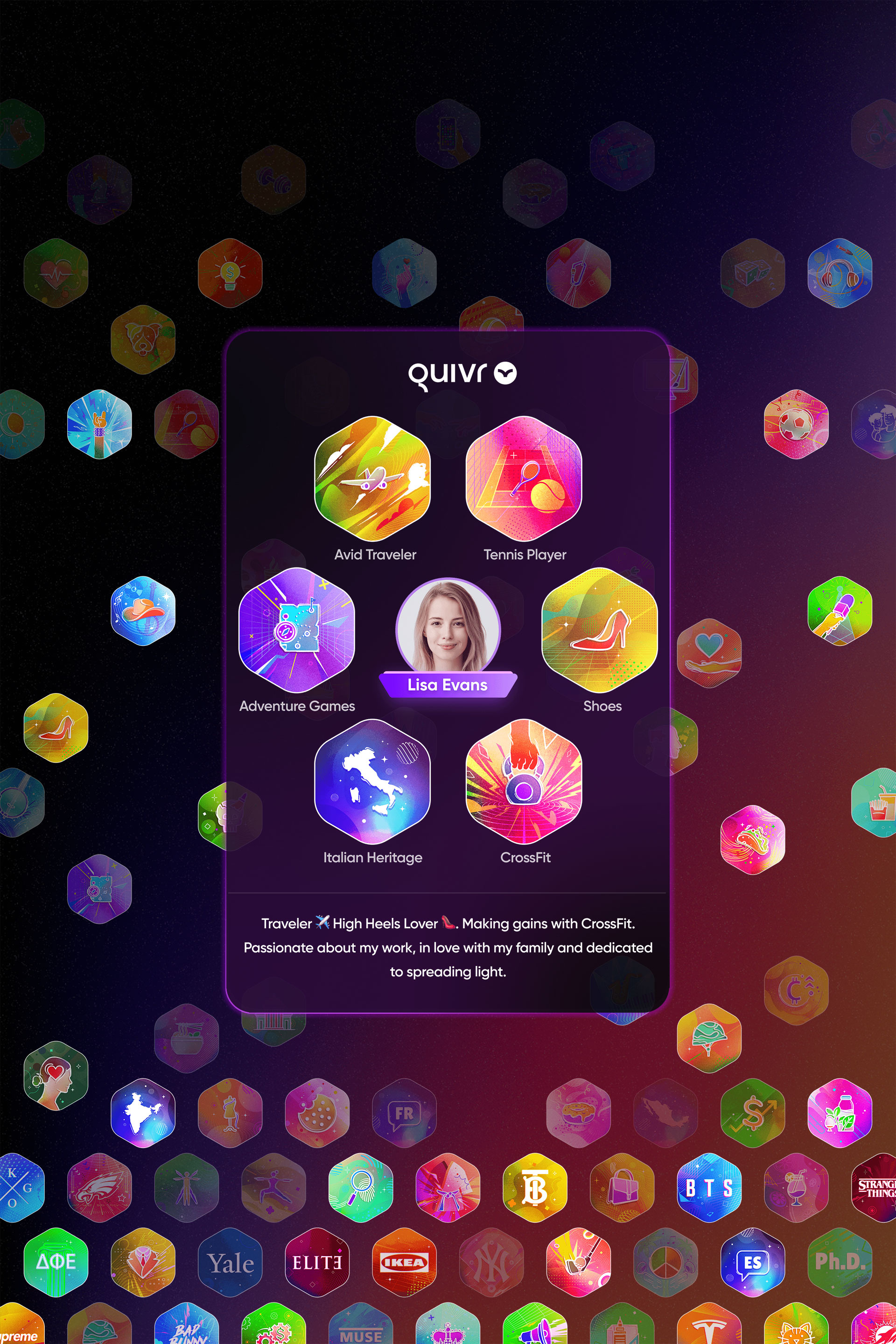 Quivr graphic design logo ui