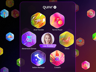 Quivr graphic design logo ui