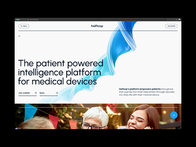 #1 Halfloop - onepage design clinical design desktop doctor health homepage implant medical medicine mobile modern onepage patient ui ux web design web designer webdesign website